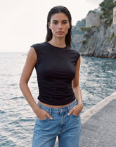 Women high neck top