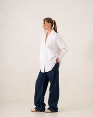 Oversized Bow Embellished Shirt - Venti