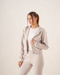 Cropped Zip Hoodie - Venti