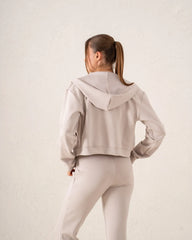 Cropped Zip Hoodie - Venti