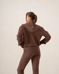 Cropped Zip Hoodie - Venti