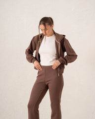 Cropped Zip Hoodie - Venti