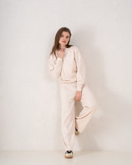 Soft Ribbed Hooded Top