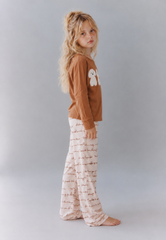 Cozy Puppy Print Pajama Set