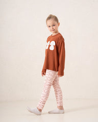 Cozy Puppy Print Pajama Set - Venti