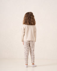 Cozy Puppy Print Pajama Set