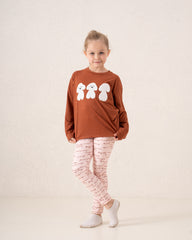 Cozy Puppy Print Pajama Set