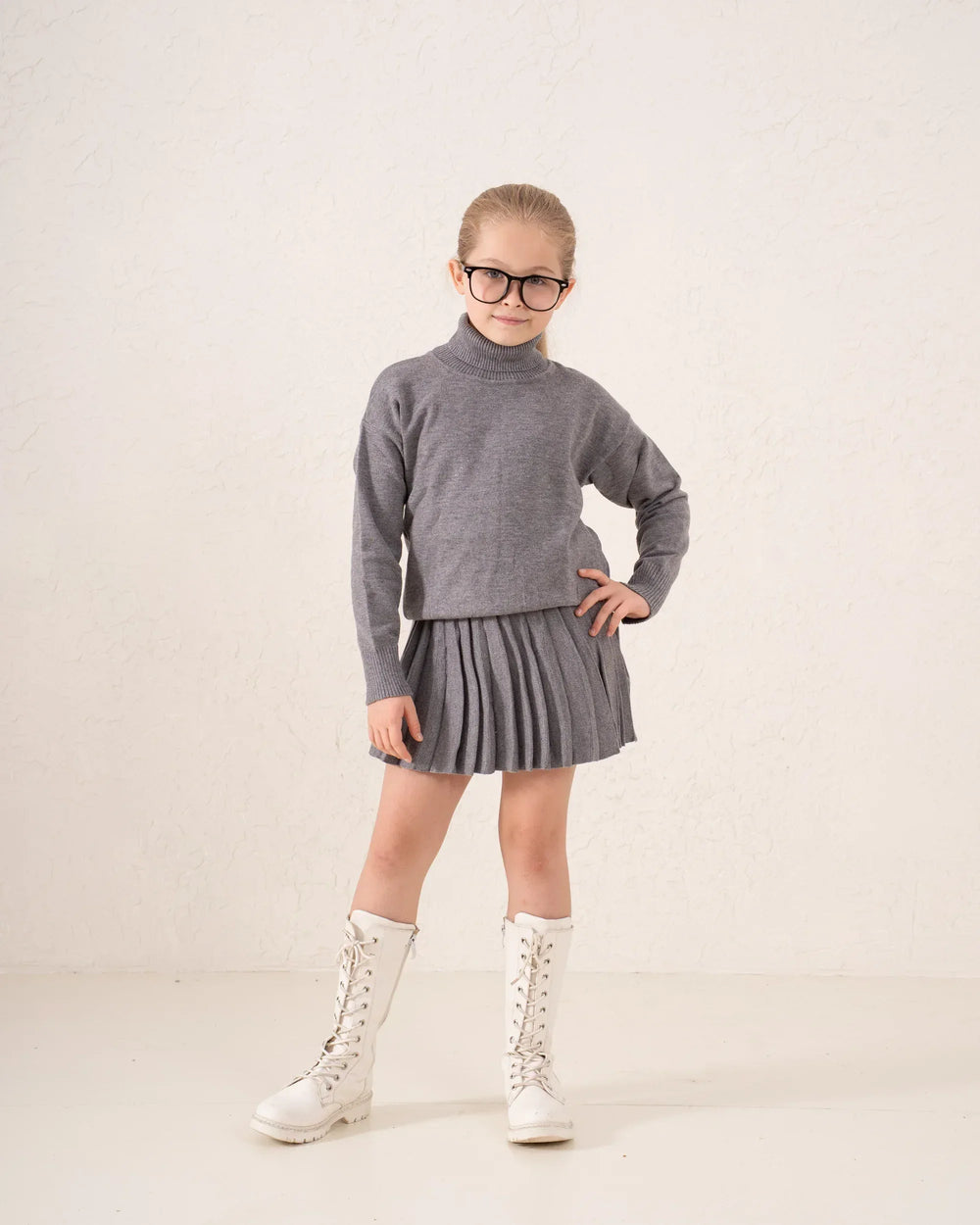 Pleated Knit Skirt - Venti