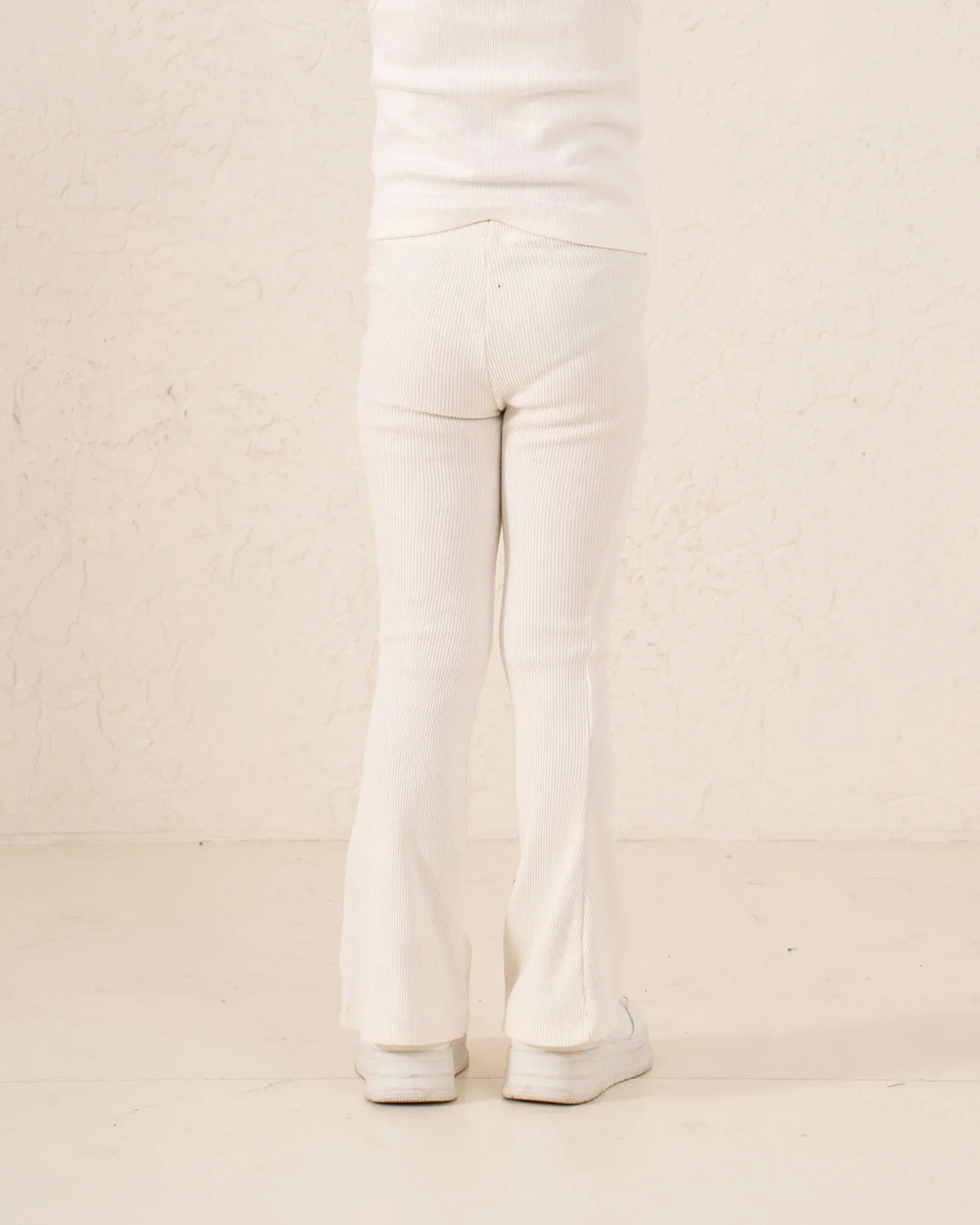 Essential Ribbed Flare Pants - Venti