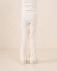 Essential Ribbed Flare Pants