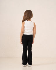 Essential Ribbed Flare Pants