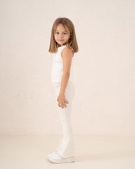 Essential Ribbed Flare Pants