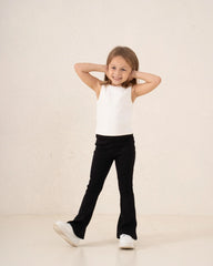 Essential Ribbed Flare Pants - Venti