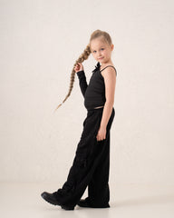 Side Bow Tie Sweatpants