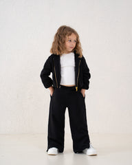 Drawstring Zip-Up Hoodie