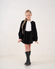 Embellished A-Line Mini Skirt