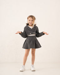 Sparkling Wool-Like Blazer