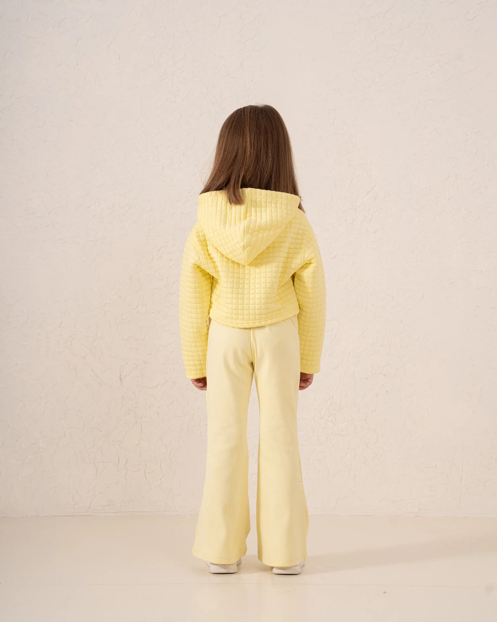 Waffle Textured Cropped Hoodie - Venti