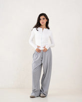 Ribbed Oversized Loose Pants - Venti
