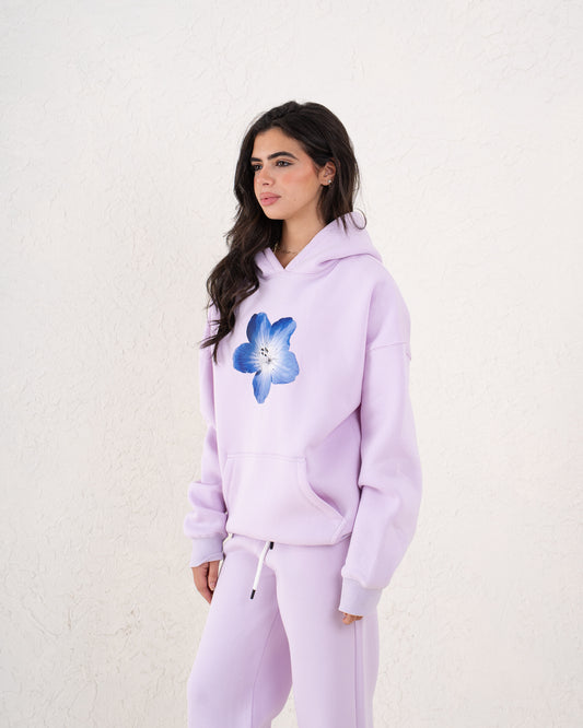 Lilac Graphic Hoodie