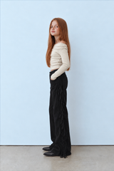 Girl suede fringes pants