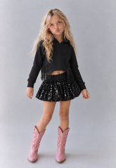 Girl sweatshirt with sparkled