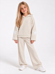 Girl star on sleeve sweater