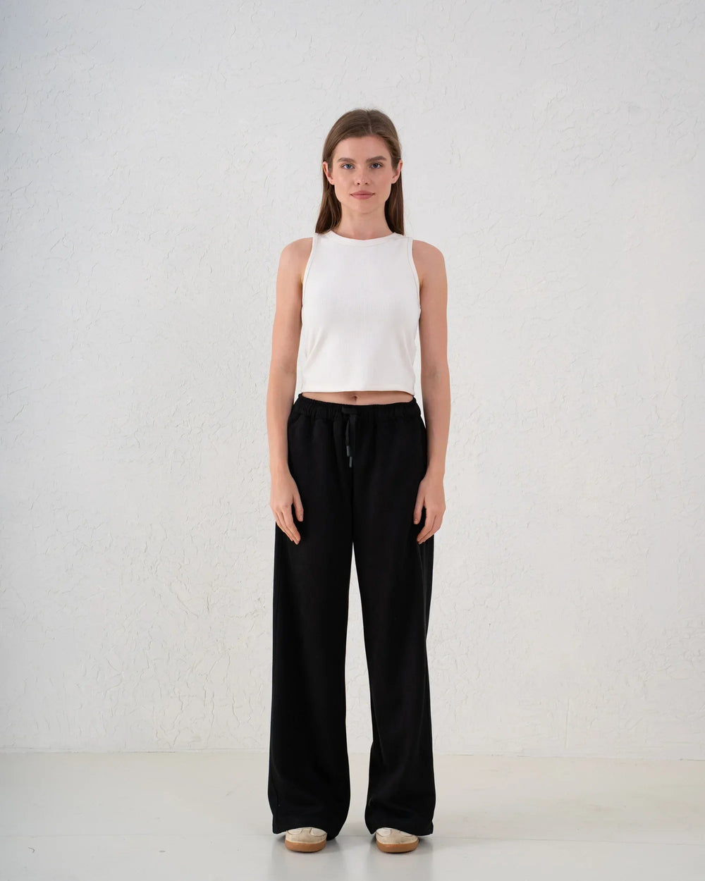 Suede Wide Leg Pants - Venti