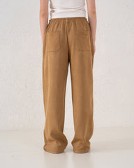 Suede Wide Leg Pants