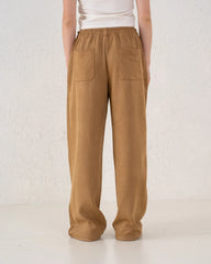 Suede Wide Leg Pants - Venti