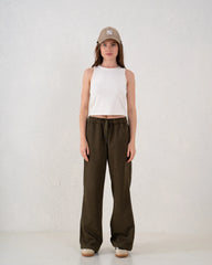 Suede Wide Leg Pants - Venti