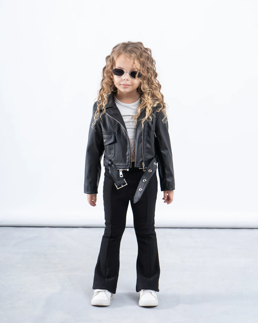 Leather Biker Jacket With Detachable Layer - Venti