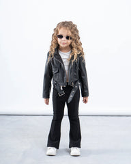 Leather Biker Jacket With Detachable Layer - Venti