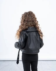 Leather Biker Jacket With Detachable Layer - Venti