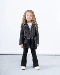 Leather Biker Jacket With Detachable Layer - Venti