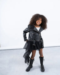 Leather Biker Jacket With Detachable Layer - Venti