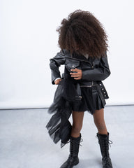 Leather Biker Jacket With Detachable Layer - Venti