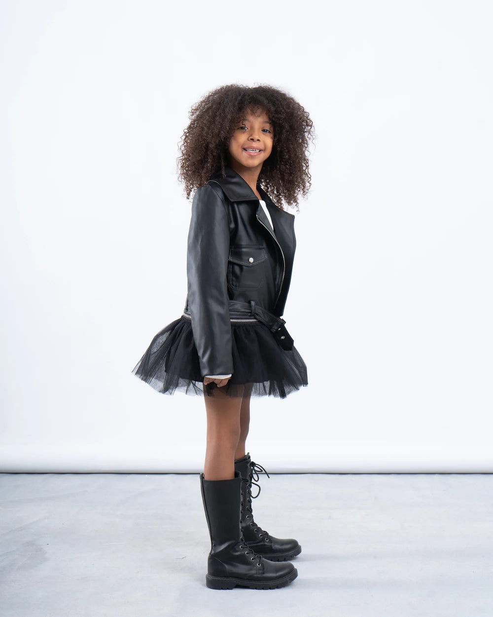 Leather Biker Jacket With Detachable Layer - Venti