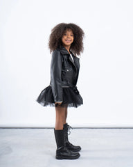 Leather Biker Jacket With Detachable Layer - Venti