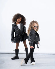 Leather Biker Jacket With Detachable Layer - Venti