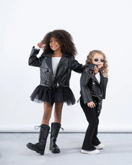 Leather Biker Jacket With Detachable Layer - Venti