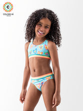 Girls' "Heart Pop" Athletic Bikini Set