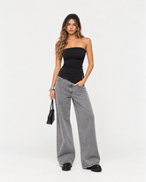 Teens high low tube top