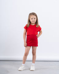 Ribbed Two-Piece Dress