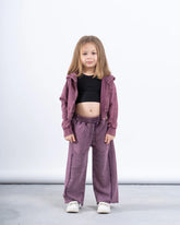 Acid-Wash Wide-Leg Pants - Venti