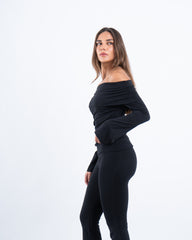 Off-Shoulder Wrap Top - Venti
