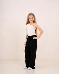 Girl crushed wide leg pants - Venti