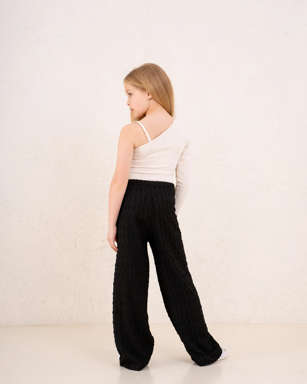 Girl crushed wide leg pants - Venti