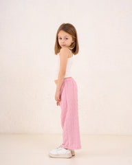 Girl crushed wide leg pants - Venti