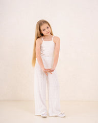 Girl crushed wide leg pants - Venti